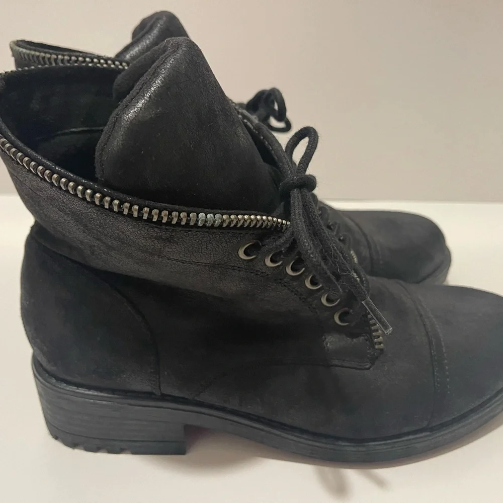 Carlos by Carlos Santana Black Ankle Boots